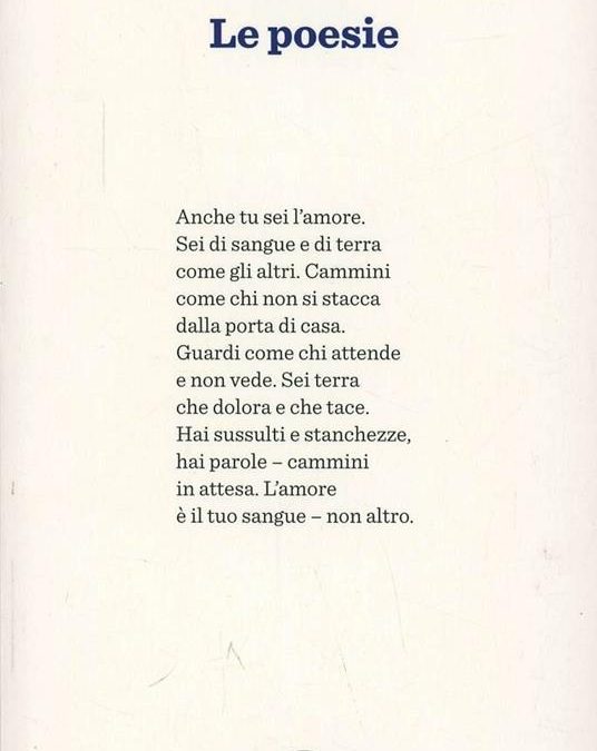 E allora noi vili… (da Cesare Pavese, “La terra e la morte”)