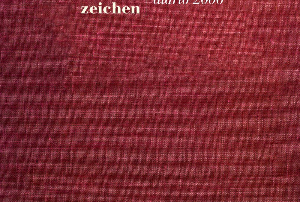 Valentino Zeichen, Diario 2000. Ogni cosa a ogni cosa ha detto addio